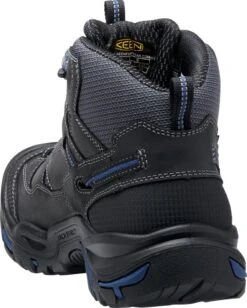 'Keen Utility' Men's Braddock Mid EH WP Soft Toe - Black / Grey / Blue -Fashion Shoe Store 1014605 3QR med 1024x1024@2x
