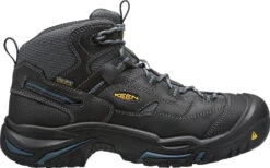 'Keen Utility' Men's Braddock Mid EH WP Soft Toe - Black / Grey / Blue