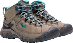 'Keen Outdoor' Women's Targhee EXP WP Mid Hiker - Brindle / Blue Coral -Fashion Shoe Store 1017737 PLA large 1024x1024@2x