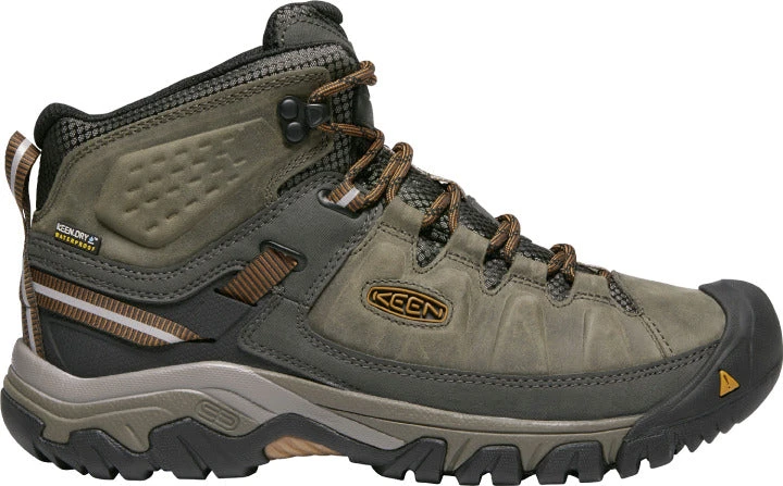 'Keen Outdoor' Men's Targhee III WP Mid Hiker - Black Olive / Golden Brown (Wide) 3 'Keen Outdoor' Men's Targhee III WP Mid Hiker - Black Olive / Golden Brown (Wide)