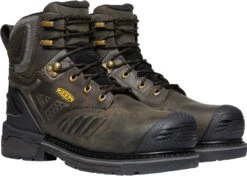 'Keen Utility' Men's 6" Philadelphia WP Comp Toe - Cascade Brown / Black -Fashion Shoe Store 1022110 PLA large 1024x1024@2x