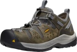'Keen Utility' Men's Atlanta Cool EH ESD Steel Toe - Gargoyle / Midnight Navy -Fashion Shoe Store 1023217 F3Q large 1024x1024@2x