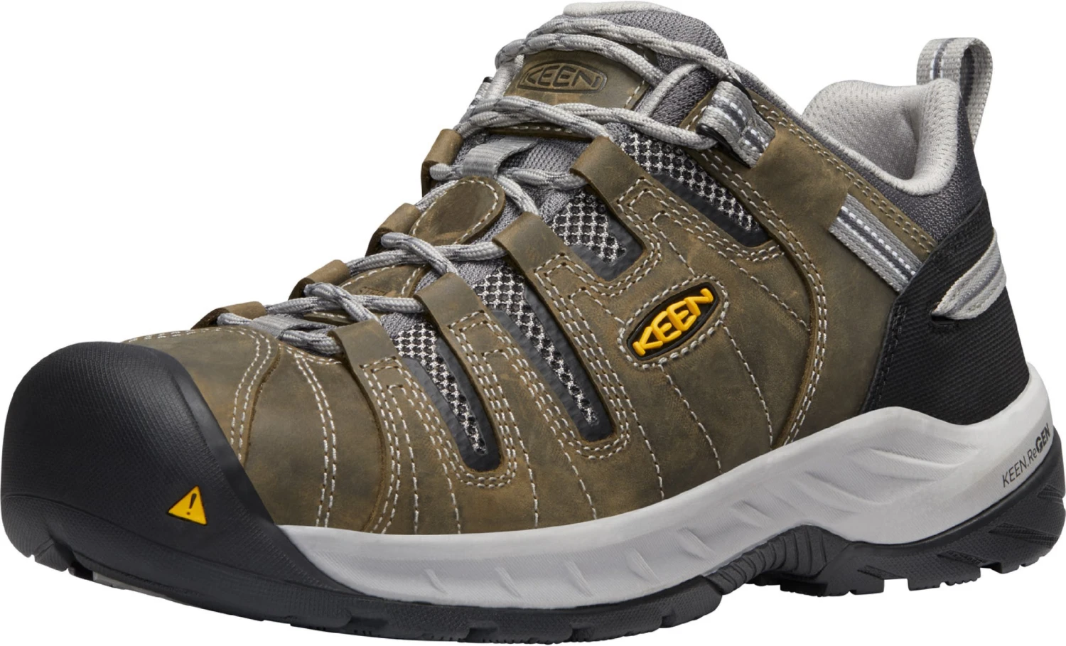 'Keen Utility' Men's Flint II EH Steel Toe - Gargoyle / Paloma 7 'Keen Utility' Men's Flint II EH Steel Toe - Gargoyle / Paloma - Image 5