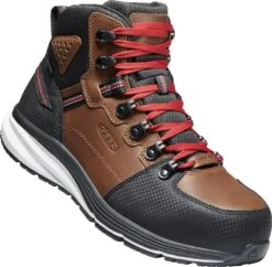 'Keen Utility' Men's Red Hook EH WP Comp Toe Hiker - Tobacco / Black -Fashion Shoe Store 1024576 3Q large 1024x1024@2x
