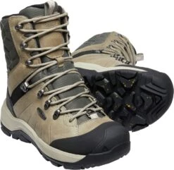 'Keen Outdoor' Women's Revel IV High Polar WP Boot - Vetiver / Peachy Keen -Fashion Shoe Store 1025455 PPS large 1024x1024@2x