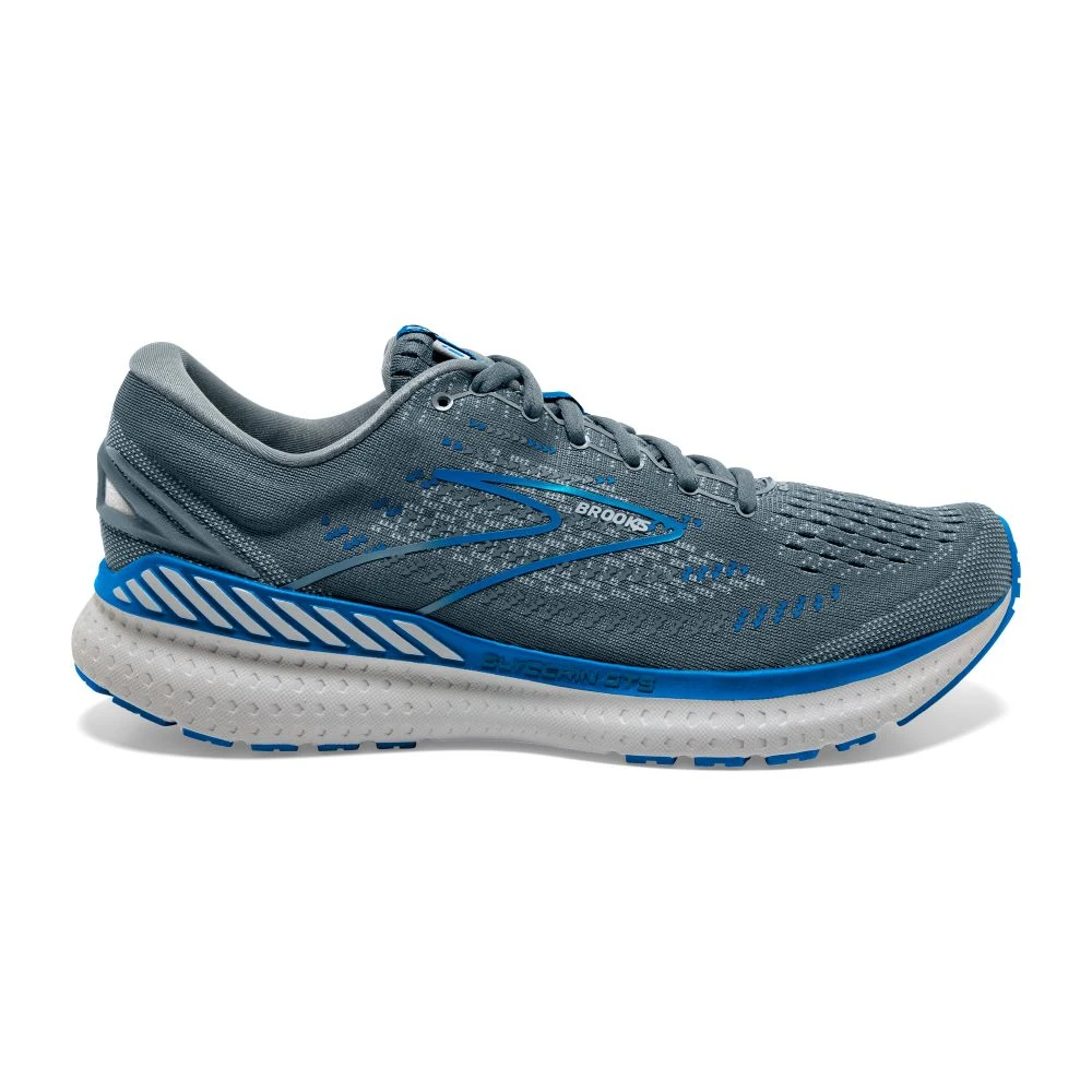 'Brooks' Men's Glycerin GTS 19 - Quarry / Grey / Dark Blue 3 'Brooks' Men's Glycerin GTS 19 - Quarry / Grey / Dark Blue