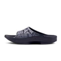 'OOFOS' Women's OOahh Slide Limited Edition - Black / Snake -Fashion Shoe Store 1103SNAKE shot4 1024x1024@2x