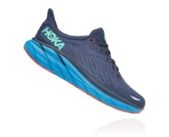 'Hoka' Men's Clifton 8 - Outer Space / Vallarta Blue -Fashion Shoe Store 1119393 OSVB 2 1024x1024@2x