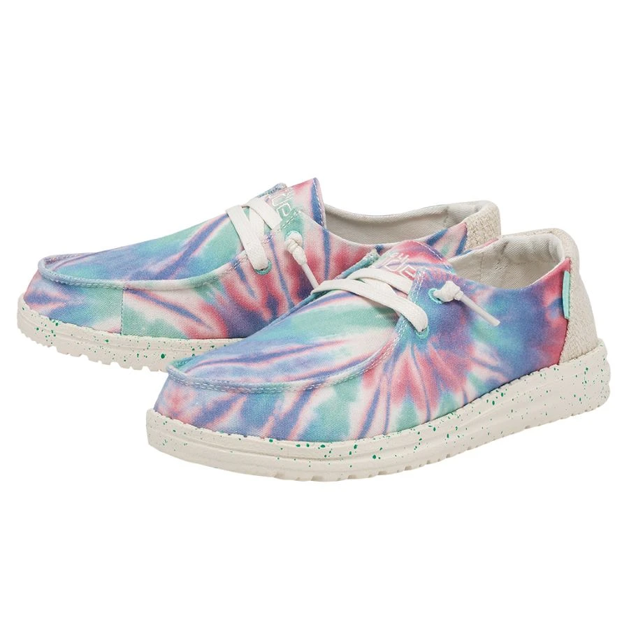 'Hey Dude' Women's Wendy Tie Dye - Rose Candy 3 'Hey Dude' Women's Wendy Tie Dye - Rose Candy