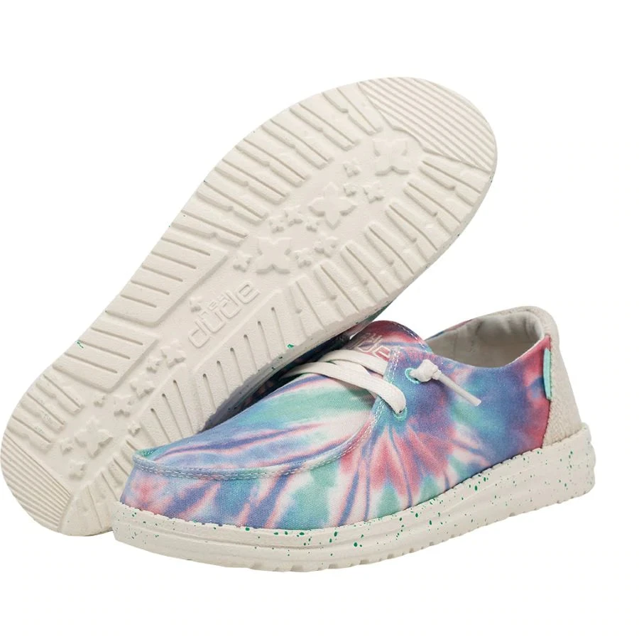 'Hey Dude' Women's Wendy Tie Dye - Rose Candy 7 'Hey Dude' Women's Wendy Tie Dye - Rose Candy - Image 5