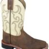 'Smoky Mountain' Children's Scout Western Square Toe - Brown / Cream -Fashion Shoe Store 2kn4ktCg 1024x1024@2x