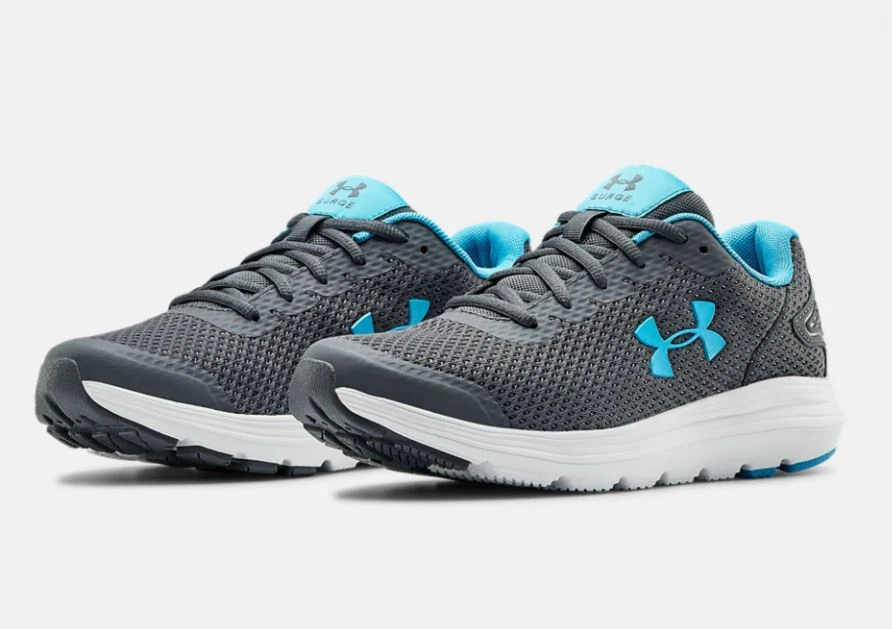 'Under Armour' Women's Surge 2 Running - Pitch Grey / Equator Blue 4 'Under Armour' Women's Surge 2 Running - Pitch Grey / Equator Blue - Image 2