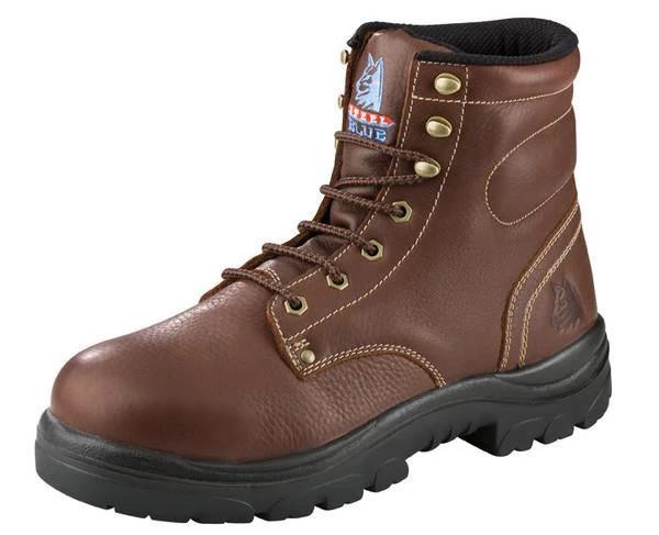 'Steel Blue' Men's 6" Argyle ESD Steel Toe - Brown / Oak 3 'Steel Blue' Men's 6" Argyle ESD Steel Toe - Brown / Oak