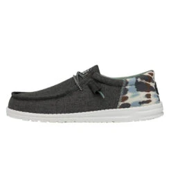 'Hey Dude' Men's Wally Funk Tie Dye - Grey -Fashion Shoe Store 40012 030 WALLYFUNKTIEDYE GREY LEFTSIDE 1024x1024@2x