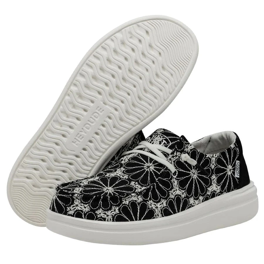 'Hey Dude' Women's Wendy Rise Eyelet - Black 5 'Hey Dude' Women's Wendy Rise Eyelet - Black - Image 3