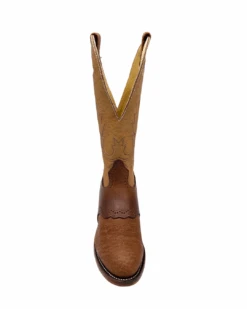 'Boulet' Men's 13" Buckaroo Western Round Toe - Cognac / Butterscotch -Fashion Shoe Store 41631 1 1024x1024@2x