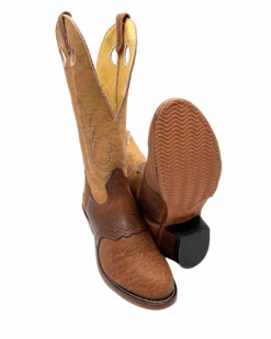 'Boulet' Men's 13" Buckaroo Western Round Toe - Cognac / Butterscotch -Fashion Shoe Store 41636 1 1024x1024@2x