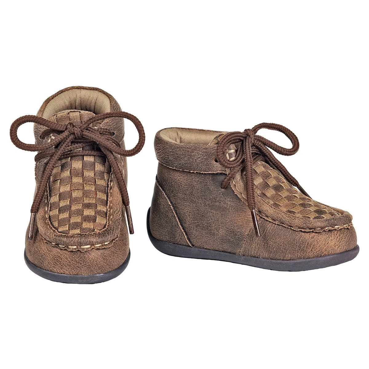 'M&F' Kids Carson Chukka - Cocoa / Camel 3 'M&F' Kids Carson Chukka - Cocoa / Camel