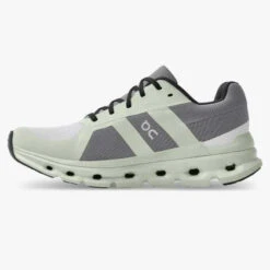 'On Running' Women's Cloudrunner - Frost / Aloe -Fashion Shoe Store 46.99019 cloudrunner ss22 frost aloe w g4 1024x1024@2x