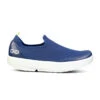 'OOFOS' Women's OOmg EeZee Low Shoe - White / Navy -Fashion Shoe Store 5072WHTNVY shot1 1024x1024@2x