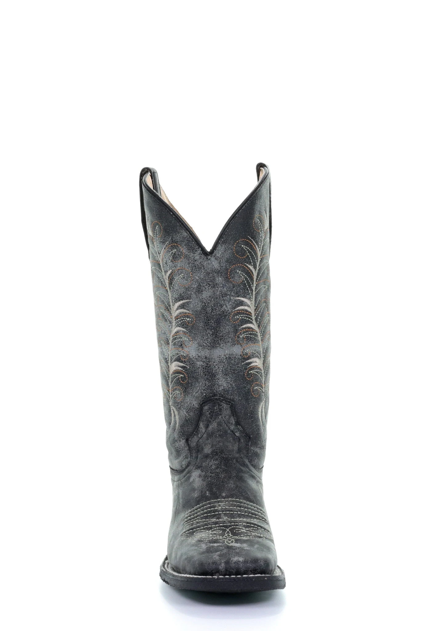 'Corral' Women's 12" Embroidered Western - Black / Sand 4 'Corral' Women's 12" Embroidered Western - Black / Sand - Image 2