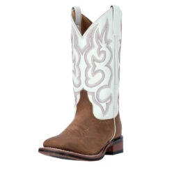 'Laredo' Women's 11" Mesquite Western Square Toe - Taupe / White -Fashion Shoe Store 5621 1 1500x.progressive 1024x1024 9f9c2038 e09f 4a27 9427 14ca68784364 1024x1024@2x