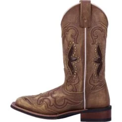 'Laredo' Women's 11" Spellbound Western Square Toe - Tan -Fashion Shoe Store 5661 3 1500x.progressive ebb953a3 01bd 41a2 93a2 85203444f4bf 1024x1024@2x