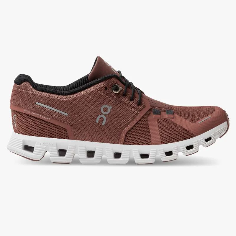 'On Running' Women's Cloud 5 - Rust / Black 3 'On Running' Women's Cloud 5 - Rust / Black