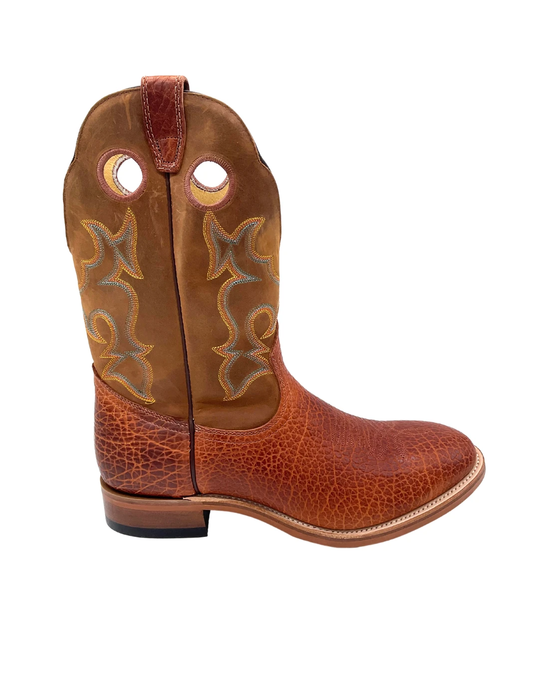 'Boulet' Men's 12" Western Round Toe - Utta Whisky / Grizzly Tan 3 'Boulet' Men's 12" Western Round Toe - Utta Whisky / Grizzly Tan