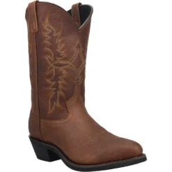 'Laredo' Men's 12" Saw Mill Western Round Toe - Brown -Fashion Shoe Store 68494 1 1024x1024@2x