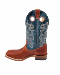 'Boulet' Men's 13" Western Square Toe - Utta Whisky / Puma Turqueza -Fashion Shoe Store 92936 1024x1024@2x