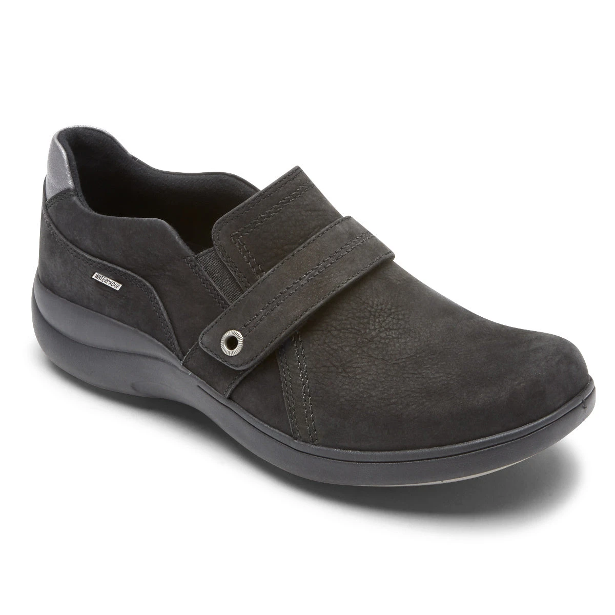 'Rockport' Women's Rev Stridarc WP Slip On - Black 7 'Rockport' Women's Rev Stridarc WP Slip On - Black - Image 5