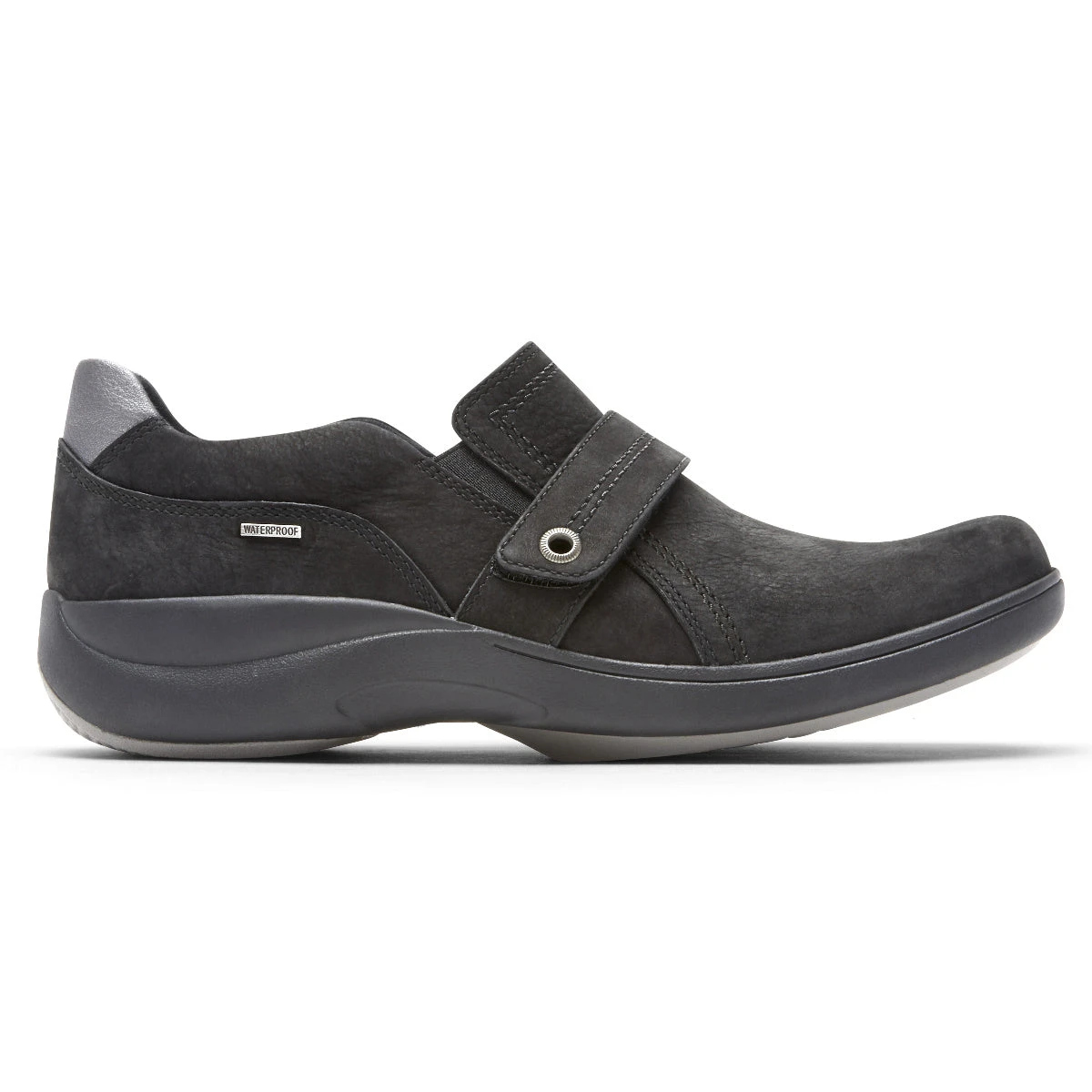 'Rockport' Women's Rev Stridarc WP Slip On - Black 4 'Rockport' Women's Rev Stridarc WP Slip On - Black - Image 2