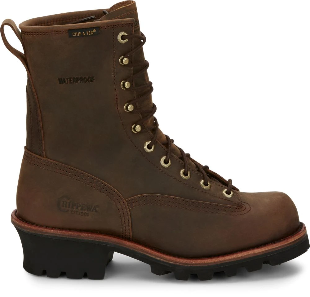 'Chippewa' Men's 8" Paladin Bay Apache WP Soft Toe - Brown 10 'Chippewa' Men's 8" Paladin Bay Apache WP Soft Toe - Brown - Image 8