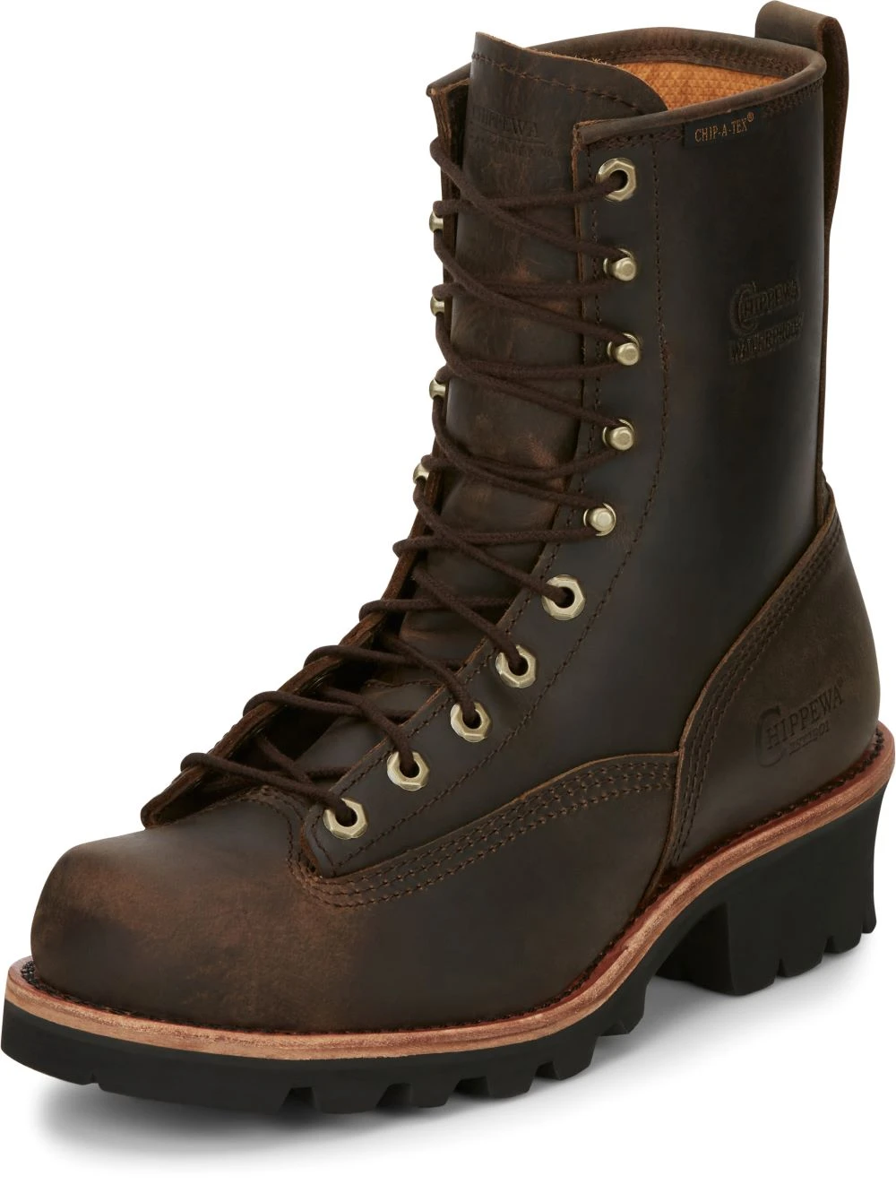 'Chippewa' Men's 8" Paladin Bay Apache WP Soft Toe - Brown 9 'Chippewa' Men's 8" Paladin Bay Apache WP Soft Toe - Brown - Image 7