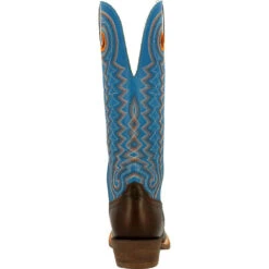 'Durango' Men's 15" Rebel Pro Western Saddle Boot - Chestnut / Brilliant Blue 12 'Durango' Men's 15" Rebel Pro Western Saddle Boot - Chestnut / Brilliant Blue -Fashion Shoe Store DDB0337 back 1024x1024@2x