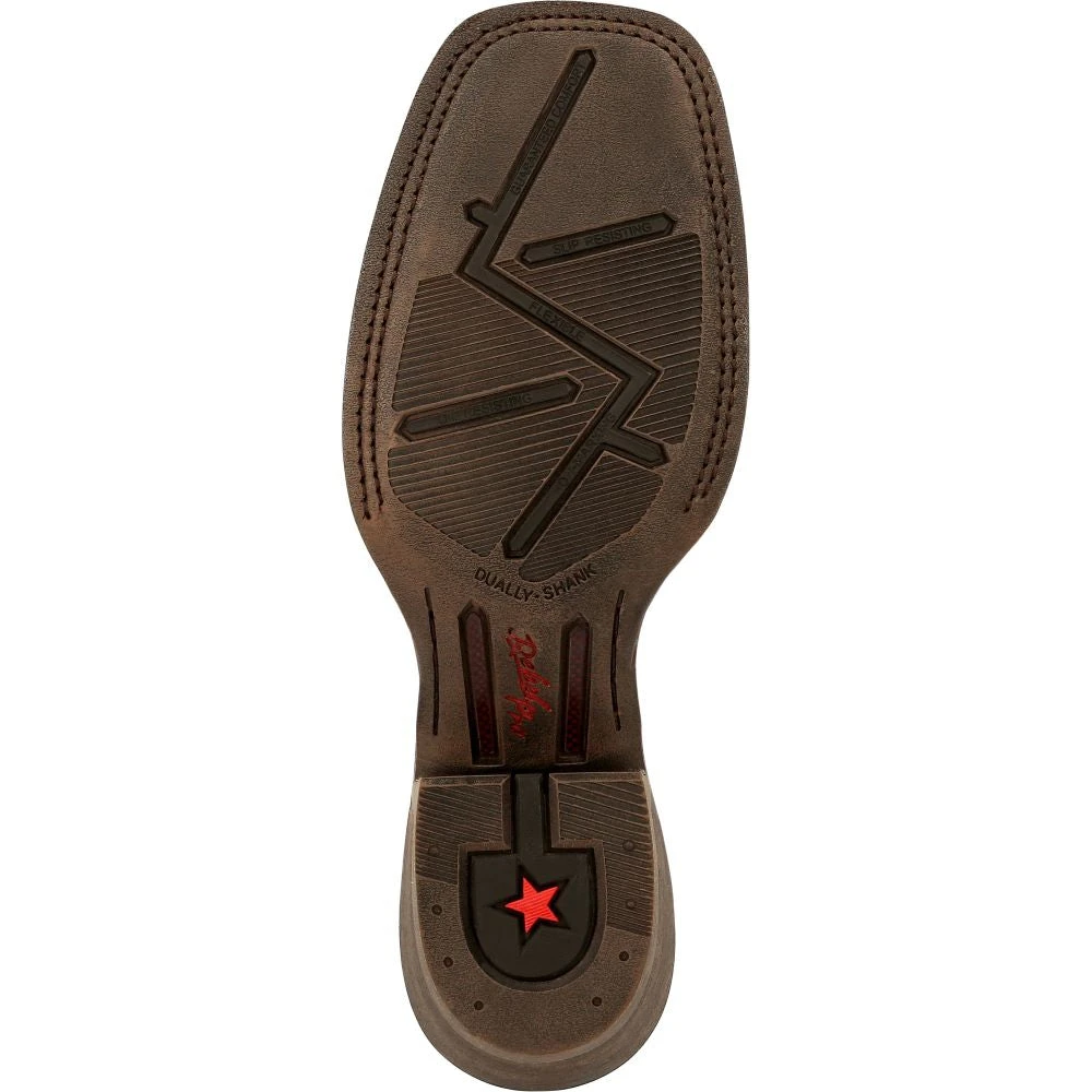 'Durango' Men's 15" Rebel Pro Western Saddle Boot - Chestnut / Brilliant Blue 5 'Durango' Men's 15" Rebel Pro Western Saddle Boot - Chestnut / Brilliant Blue - Image 3