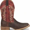 'Double H' Men's 12" Clifton Western Square Toe Roper - Buckskin / Red -Fashion Shoe Store DH6017 500xauto Profile 1024x1024@2x