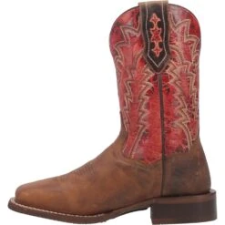 'Dan Post' Men's 11" Killeen Western Square Toe - Tan / Red -Fashion Shoe Store DP4813 3 1024x1024@2x