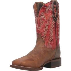 'Dan Post' Men's 11" Killeen Western Square Toe - Tan / Red -Fashion Shoe Store DP4813 8 1024x1024@2x