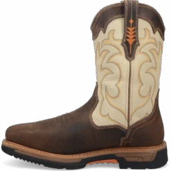 'Dan Post' Men's 11" Storm Tide EH WP Western Square Toe - Bone / Brown 15 'Dan Post' Men's 11" Storm Tide EH WP Western Square Toe - Bone / Brown -Fashion Shoe Store DP56411 shdw 3 1024x1024@2x