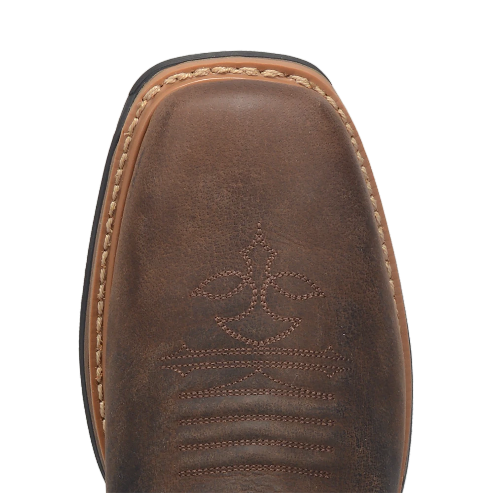 'Dan Post' Men's 11" Storm Tide EH WP Western Square Toe - Bone / Brown 5 'Dan Post' Men's 11" Storm Tide EH WP Western Square Toe - Bone / Brown - Image 3