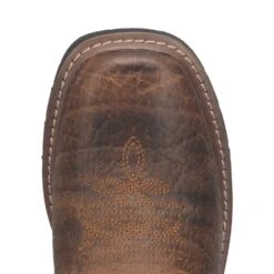 'Dan Post' Kids' 8" Brantley Western - Brown / Blue (Sizes 8.5C-3Y) -Fashion Shoe Store DPC2938 6 1024x1024@2x