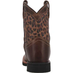 'Dan Post' Youth 9" Makucha Leopard Western Square Toe - Tan / Multi (Sizes 12C-3Y) -Fashion Shoe Store DPC2951 4 1024x1024@2x
