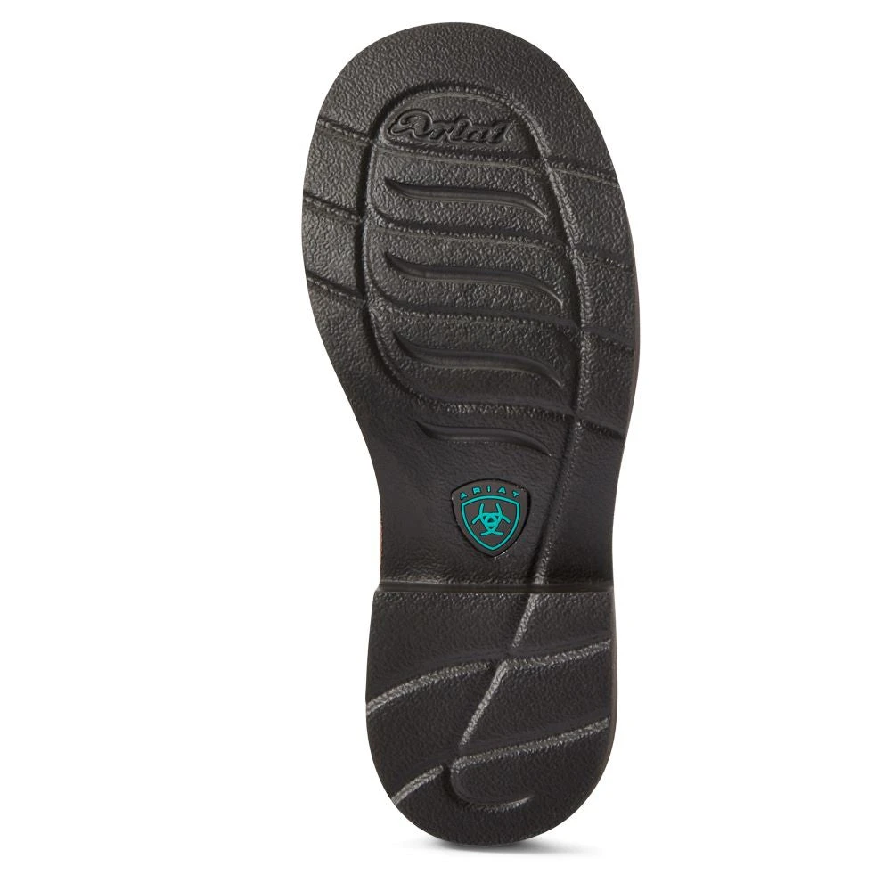 'Ariat' Youth 6" Cowpoke Fatbaby Western - Dark Brown / Turquoise 5 'Ariat' Youth 6" Cowpoke Fatbaby Western - Dark Brown / Turquoise - Image 3