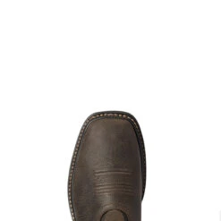 'Ariat' Men's Workhog XT VentTEK Square Toe - Brown -Fashion Shoe Store F21 MNS WORK 10038427 toe 1024x1024@2x