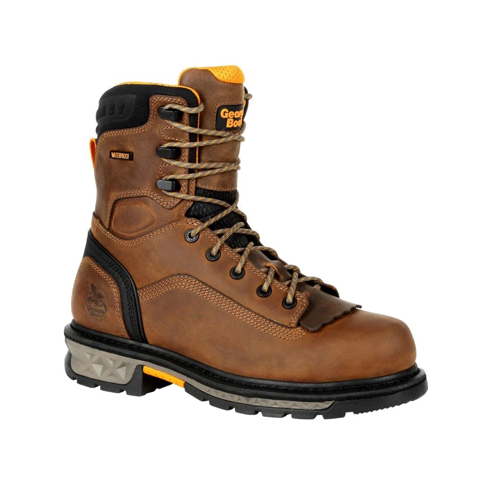 'Georgia Boot' Men's 8" Carbo-Tec LTX EH WP Comp Toe - Brown / Black 8 'Georgia Boot' Men's 8" Carbo-Tec LTX EH WP Comp Toe - Brown / Black - Image 6