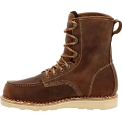 'Georgia Boot' Men's 8" Wedge Sole EH WP Soft Toe - Brown 13 'Georgia Boot' Men's 8" Wedge Sole EH WP Soft Toe - Brown -Fashion Shoe Store GB00532 instep profile 1024x1024@2x