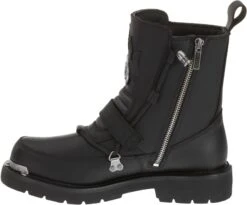 'Harley Davidson' Men's 6" Distortion Skull Zip Boot - Black -Fashion Shoe Store HDM D94167 F15 091114 180 1024x1024@2x