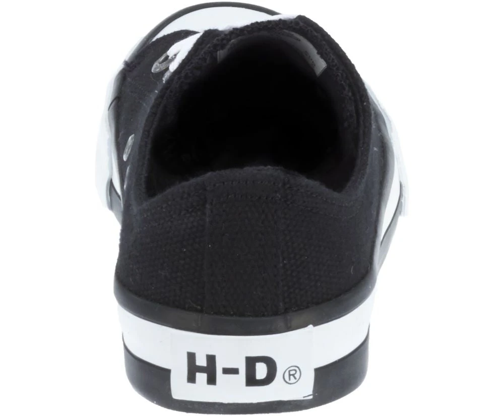 'Harley Davidson' Women's Zia Black Canvas Sneaker - Black 7 'Harley Davidson' Women's Zia Black Canvas Sneaker - Black - Image 5